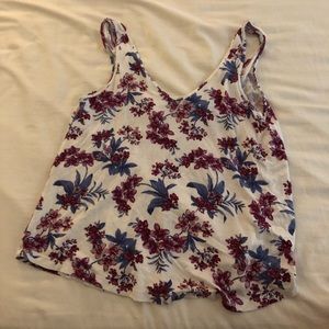 american eagle floral tank top